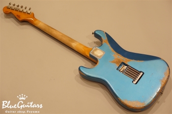 Model S. #003 Heavy Aged - Lake Placid Blue with Silver