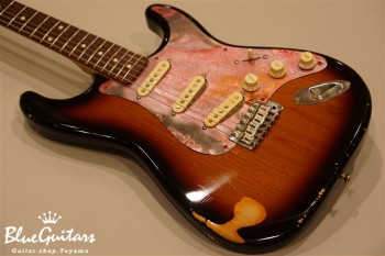 Model S. #004 Medium Aged - 3Tone Sunburst with Antique Silver