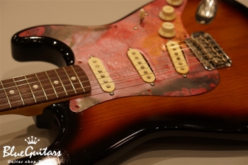 Model S. #004 Medium Aged - 3Tone Sunburst with Antique Silver