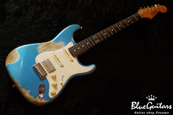 Model S. #003 Heavy Aged - Lake Placid Blue with Silver