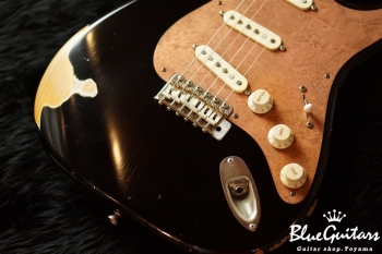 Model S. #005 Medium Aged - Black with Copper Pink