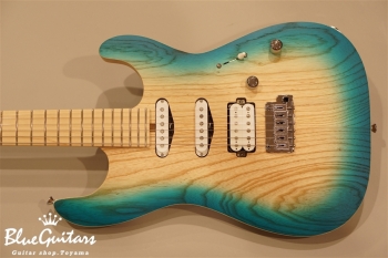 S-622 Ash/M - Morning Glory/Matching Head(White Line Logo/Blue Line) #160282