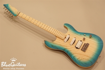 S-622 Ash/M - Morning Glory/Matching Head(White Line Logo/Blue Line) #160282