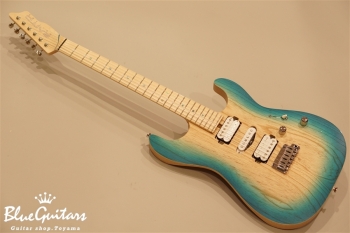 S-622 Ash/M HSH - Morning Glory (Blue Line Logo/Blue Line)