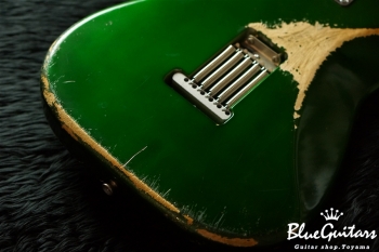 Model S. #018 Heavy Aged - Candy Apple Green with Copper Red