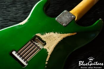 Model S. #018 Heavy Aged - Candy Apple Green with Copper Red