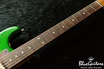 Model S. #018 Heavy Aged - Candy Apple Green with Copper Red