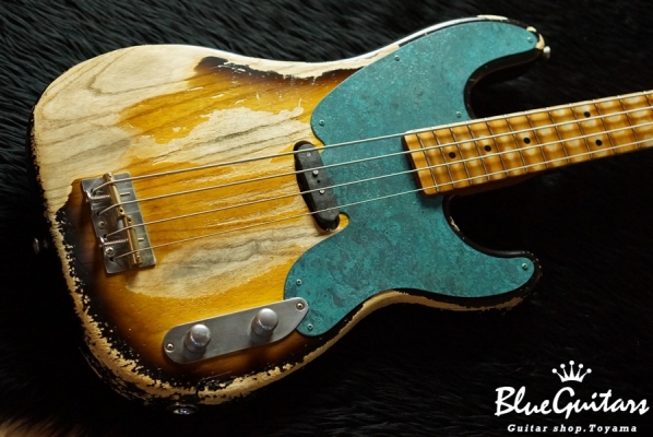 Model TB. #025 Heavy Aged - 2Tone Sunburst with Orii Blue