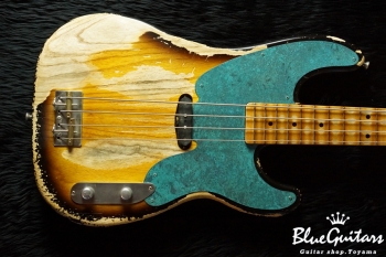 Model TB. #025 Heavy Aged - 2Tone Sunburst with Orii Blue