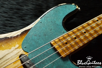 Model TB. #025 Heavy Aged - 2Tone Sunburst with Orii Blue