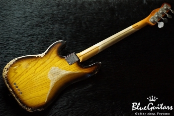 Model TB. #025 Heavy Aged - 2Tone Sunburst with Orii Blue