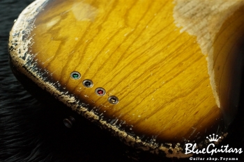 Model TB. #025 Heavy Aged - 2Tone Sunburst with Orii Blue