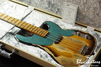 Model TB. #025 Heavy Aged - 2Tone Sunburst with Orii Blue