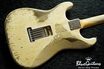 Model S. #043 Heavy Aged - White Blonde with Antique Silver