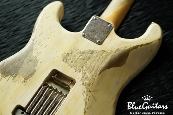 Model S. #043 Heavy Aged - White Blonde with Antique Silver