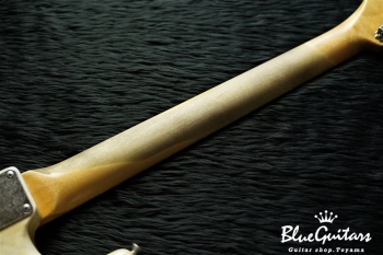 Model S. #043 Heavy Aged - White Blonde with Antique Silver