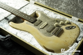 Model S. #043 Heavy Aged - White Blonde with Antique Silver