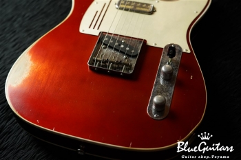 Model T. #039 Medium Aged - Faded Candy Tangeline with Siver