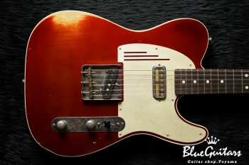 Model T. #039 Medium Aged - Faded Candy Tangeline with Siver