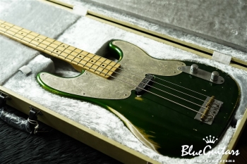 Model TB. #032 Medium Aged - Candy Apple Green with Antique Silver