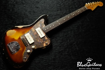 Model JM. #031 Heavy Aged - 3Tone Sunburst with Copper Red