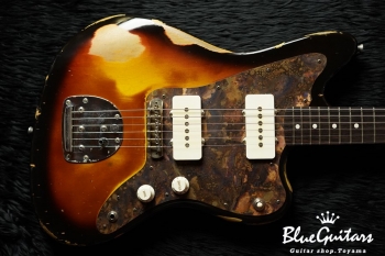 Model JM. #031 Heavy Aged - 3Tone Sunburst with Copper Red