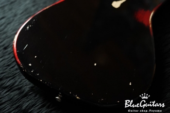 IRIS #041 - Black over Candy Apple Red