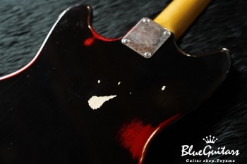 IRIS #041 - Black over Candy Apple Red