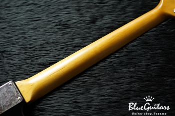 IRIS #041 - Black over Candy Apple Red