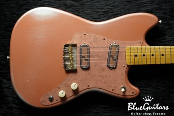 IRIS #040 - Copper Pink over Silver 