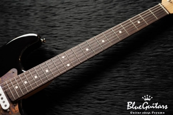 Model S. #028 Light Aged - Black with Copper Red