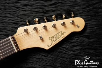 Model S. #028 Light Aged - Black with Copper Red