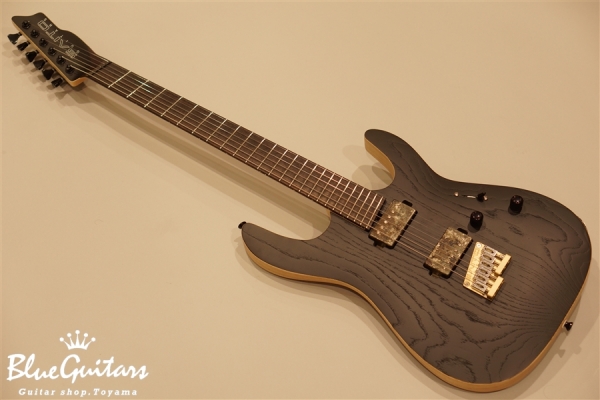 S-624MS - Black(Open Pore) w/Matching Head & White Line Logo & Hard Aged Cover