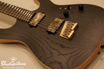 S-624MS - Black(Open Pore) w/Matching Head & White Line Logo & Hard Aged Cover