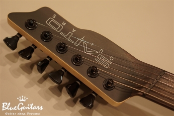 S-624MS - Black(Open Pore) w/Matching Head & White Line Logo & Hard Aged Cover