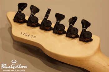 S-624MS - Black(Open Pore) w/Matching Head & White Line Logo & Hard Aged Cover