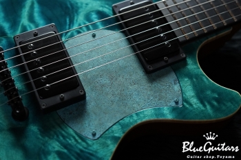 Grain – Quilted Maple 1P TOP/Ebony FB/Color:Suigetsu