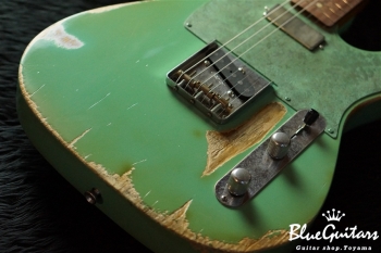 Model T. #022 Heavy Aged - Daibutu Green with Green