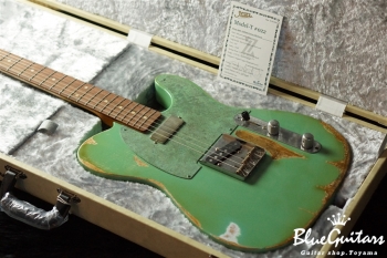 Model T. #022 Heavy Aged - Daibutu Green with Green