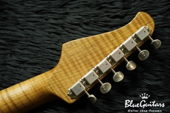 XSC-2 - Dark Candy Apple Red over 3Tone Burst #1240/Heavy Aged/Ash/Roasted Flame Maple Neck