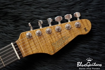 Model S. #048 Multi Layer/Heavy Aged - White over 3Tone Sunburst with Silver