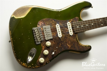 Model S. #034 Heavy Aged - Candy Apple Green with Copper Red