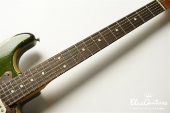 Model S. #034 Heavy Aged - Candy Apple Green with Copper Red