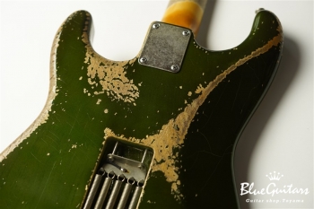 Model S. #034 Heavy Aged - Candy Apple Green with Copper Red