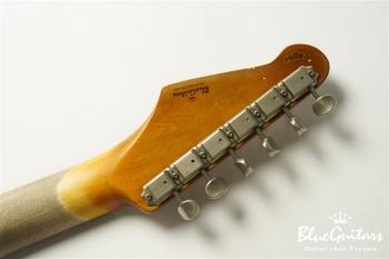 Model S. #034 Heavy Aged - Candy Apple Green with Copper Red