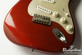 Model S. #035 Light Aged - Candy Apple Red with Silver