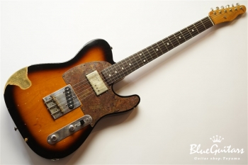 Model T. #012 Medium Aged - 2Tone Sunburst with Copper Red