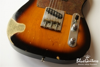 Model T. #012 Medium Aged - 2Tone Sunburst with Copper Red