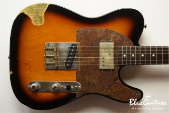 Model T. #012 Medium Aged - 2Tone Sunburst with Copper Red