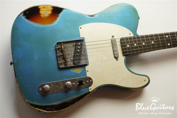 Model T. #038 Multi Layer/Heavy Aged - Lake Placid Blue over 3Tone Sunburst with Siver